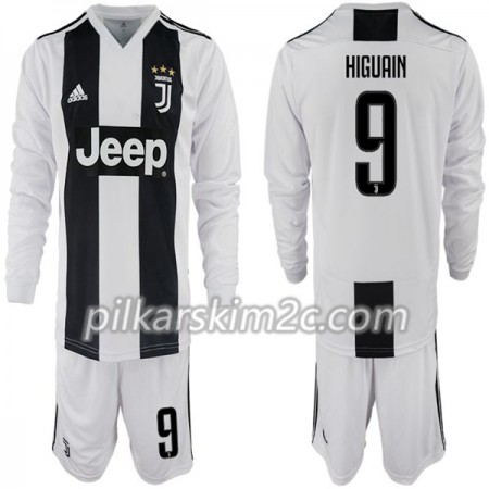 Koszulka Juventus Gonzalo Higuain 9 Dziecięca Główna 2018-2019 - Koszulki Piłkarskie(L/S)